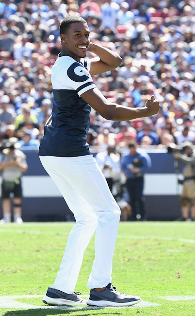 Male Cheerleaders on the RAMs, Quinton Peron